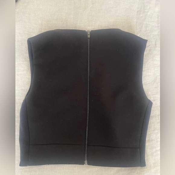 BCBG Black Crop Top - Picture 6 of 7